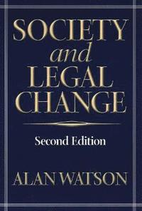 bokomslag Society And Legal Change 2Nd Ed