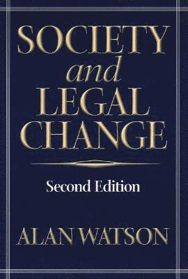 bokomslag Society and Legal Change 2Nd Ed
