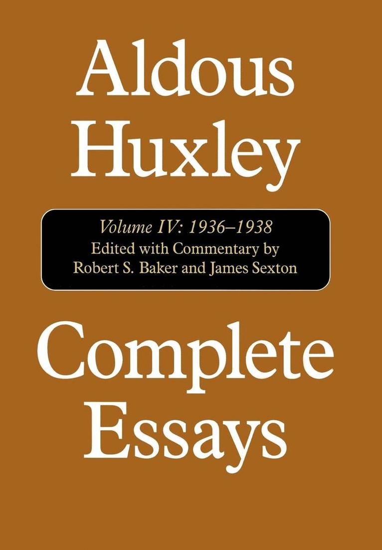 Complete Essays 1