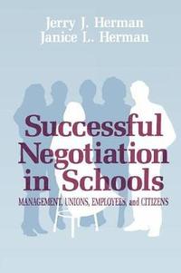 bokomslag Successful Negotiation in School