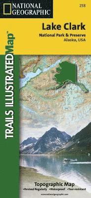 bokomslag Lake Clark National Park and Preserve Map
