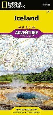 bokomslag Iceland Adventure Travel Map