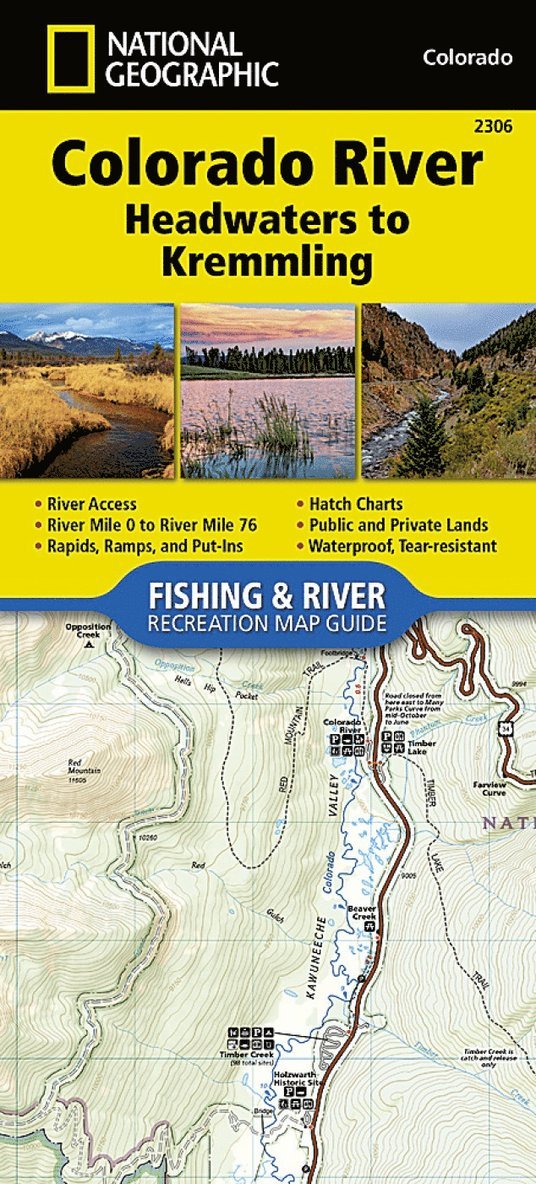 National Geographic Maps, National Geographic Maps - Trails Illustrated - Colorado River, Headwaters To Kremmling, Häftad