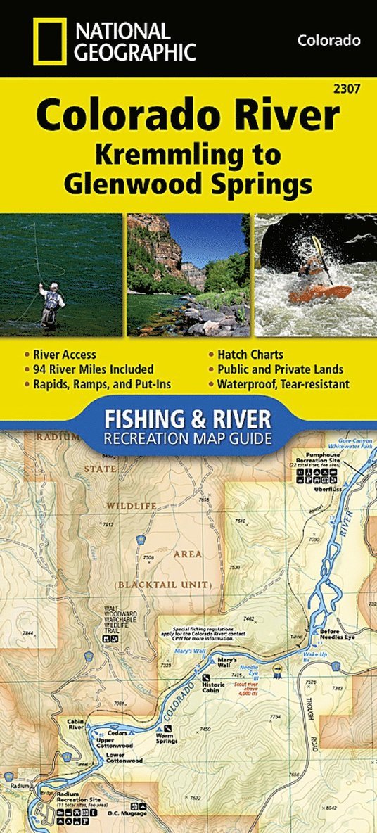 National Geographic Maps, National Geographic Maps - Trails Illustrated - Colorado River, Kremmling To Glenwood Springs, Häftad