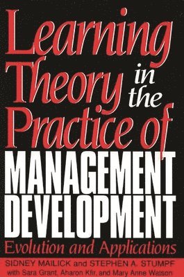 bokomslag Learning Theory in the Practice of Management Development