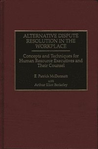 bokomslag Alternative Dispute Resolution in the Workplace