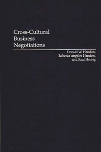 bokomslag Cross-Cultural Business Negotiations