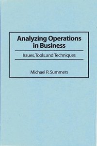 bokomslag Analyzing Operations in Business