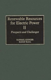 bokomslag Renewable Resources for Electric Power