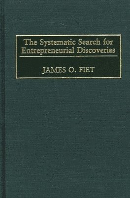Systematic Search for Entrepreneurial Discoveries