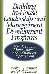 bokomslag Building In-House Leadership and Management Development Programs
