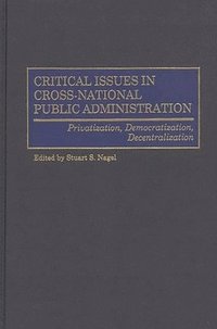 bokomslag Critical Issues in Cross-National Public Administration