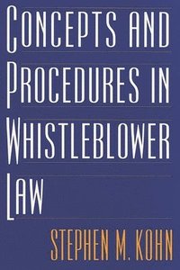 bokomslag Concepts and Procedures in Whistleblower Law