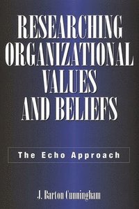 bokomslag Researching Organizational Values and Beliefs