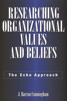 bokomslag Researching Organizational Values and Beliefs