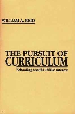 The Pursuit of Curriculum 1