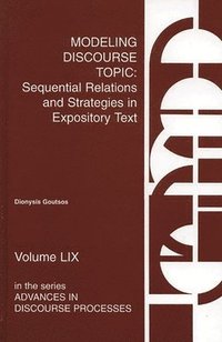 bokomslag Modeling Discourse Topic