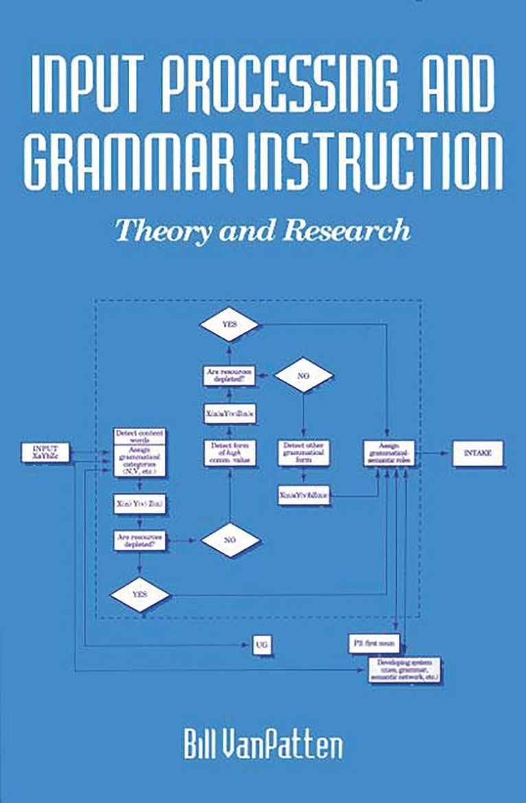 Bill Van Patten, Bill Van Patten - Input Processing and Grammar Instruction in Second Language Acquisition, Häftad