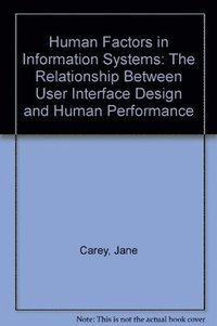 bokomslag Human Factors in Information Systems