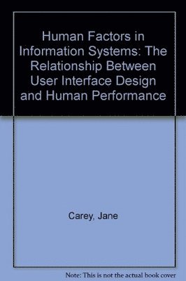 bokomslag Human Factors in Information Systems