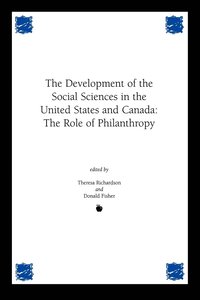 bokomslag Development of the Social Sciences in the United States and Canada