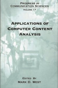 bokomslag Applications of Computer Content Analysis