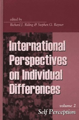 Richard Riding, Stephen Rayner, Stephen G. Rayner - Self Perception, Inbunden