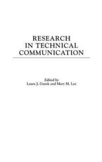 bokomslag Research in Technical Communication