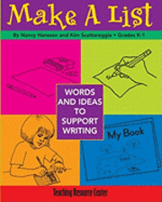 bokomslag Make A List: Words & Ideas To Support Writing