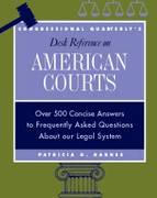 bokomslag CQ?s Desk Reference on American Courts