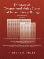 bokomslag Directory of Congressional Voting Scores and Interest Group Ratings SET