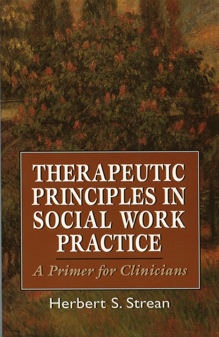 Herbert S. Strean - Therapeutic Principles in Social Work Practice, Häftad