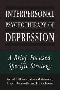 bokomslag Interpersonal Psychotherapy of Depression
