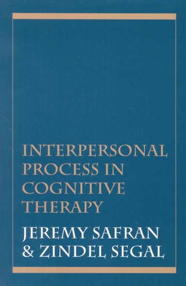 bokomslag Interpersonal Process in Cognitive Therapy