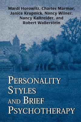 Personality Styles and Brief Psychotherapy 1