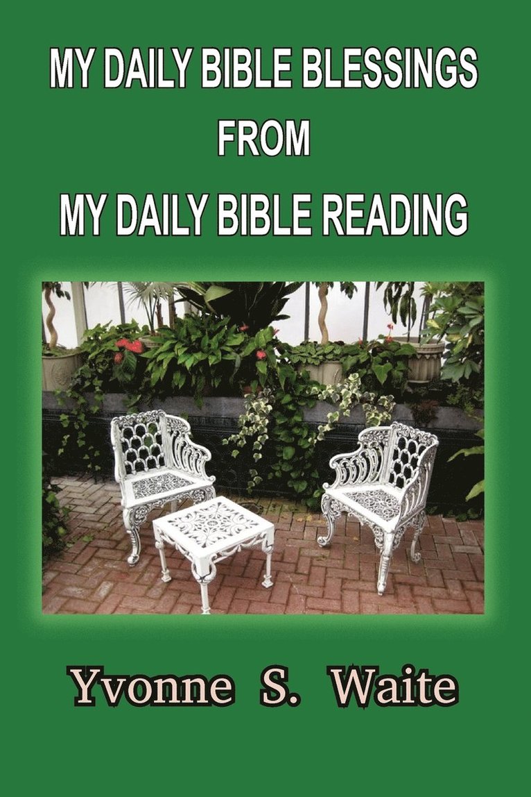 Yvonne S Waite, Yvonne S. Waite - My Daily Bible Blessings From My Daily Bible Reading, Häftad