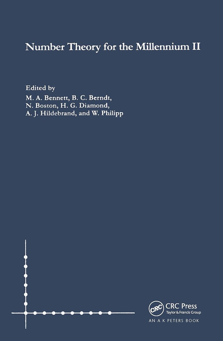 Bruce Berndt - Number Theory for the Millennium II, Inbunden