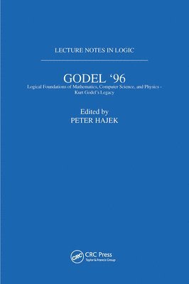 bokomslag Gdel 96: Logical Foundations of Mathematics, Computer Science, and Physics