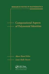 bokomslag Computational Aspects of Polynomial Identities