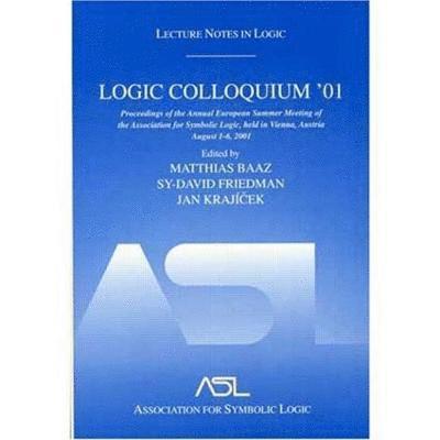 Logic Colloquium '01 1