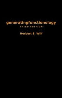 bokomslag generatingfunctionology