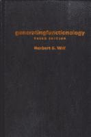 generatingfunctionology