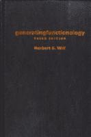 generatingfunctionology 1