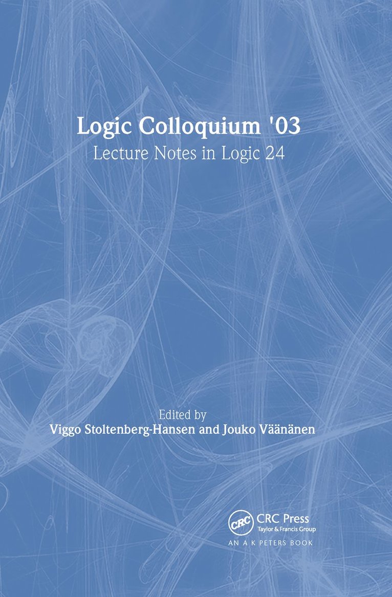 Logic Colloquium '03 1