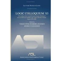 bokomslag Logic Colloquium '03