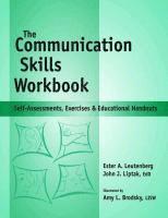 Communication Skills Workbook: Self-Assessments, Exercises and Eduational Handouts