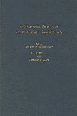 bokomslag Bibliographia Kleschiana