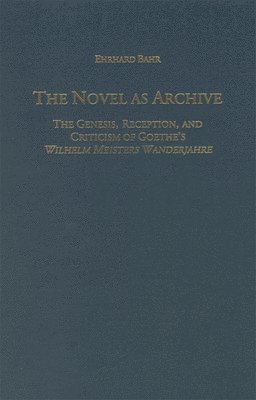 The Novel as Archive 1