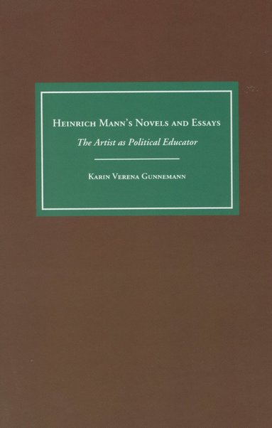 bokomslag Heinrich Mann's Novels and Essays