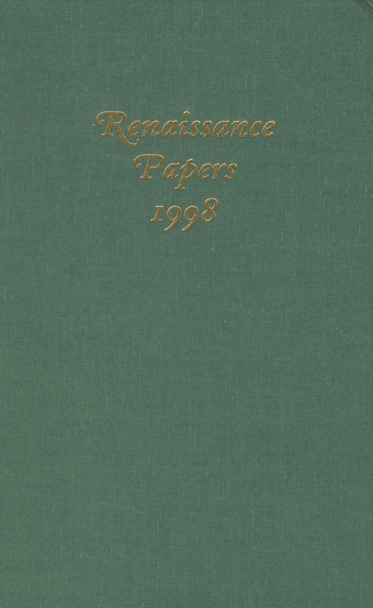 T. H. Howard-Hill, Philip Rollinson, T H Howard-Hill - Renaissance Papers 1998, Inbunden